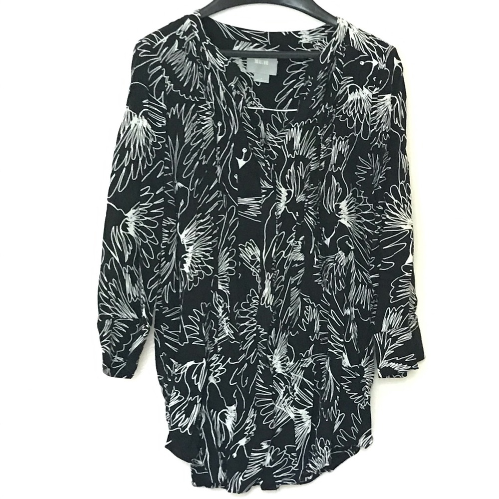 Maeve • Anthropologie • Bird Patterned Blouse